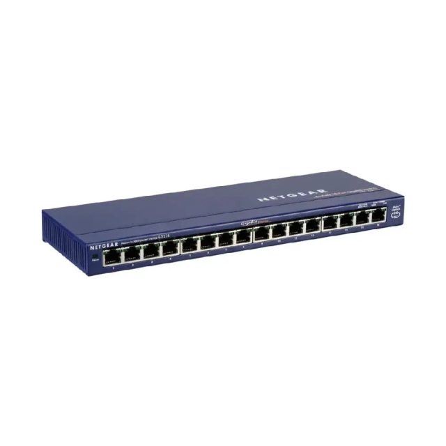 Netgear GS116 16-Port Gigabit Ethernet Unmanaged Switch