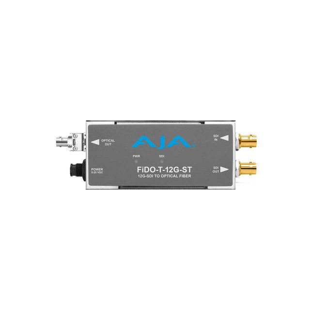 AJA FiDO-T-12G-ST - 12G-SDI to ST Fiber Transmitter