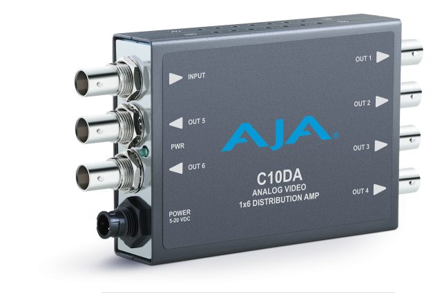AJA C10DA Analog Video 1x6 Distribution Amplifier